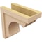 Ekena Millwork 7"W x 14"D x 14"H Classic Emerson Rough Cedar Woodgrain TimberThane Corbel, Primed Tan CORUR07X14X14EMRRCPR - alternate 3